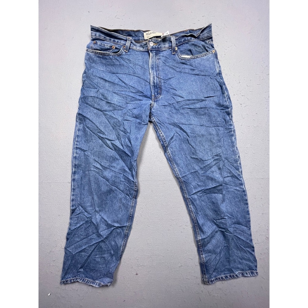 Levi's 550 Relaxed Fit Jeans Mens 38x29 Blue 100% Cotton Denim Good